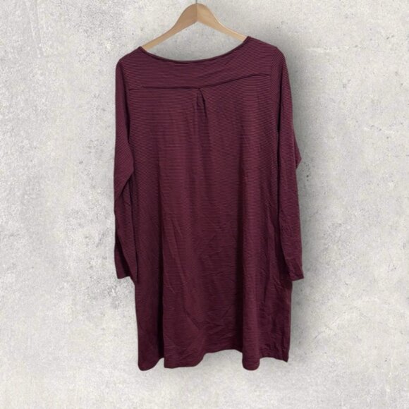 Wool& merino wool long sleeve dress - Picture 4 of 6